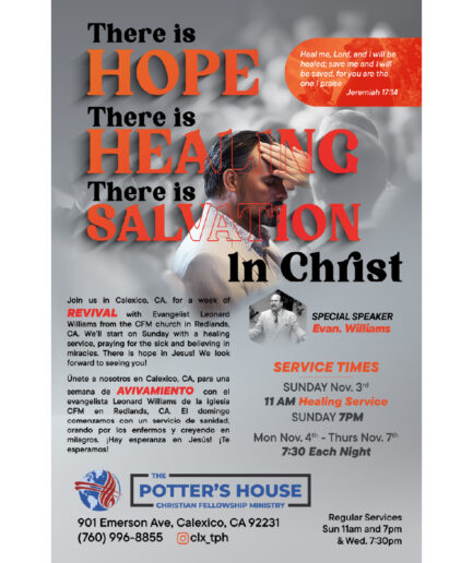 Hope Healing Salvation